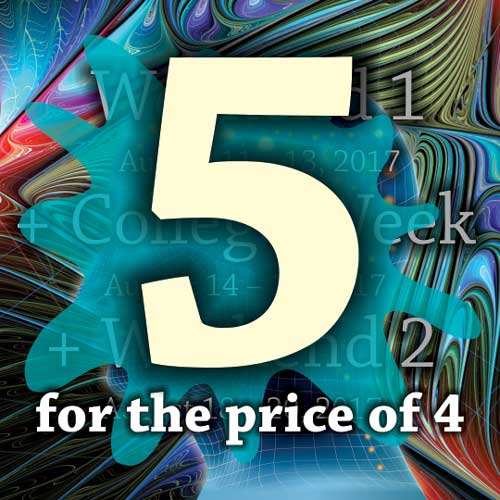 5 Full Conference Packages for the Price of 4